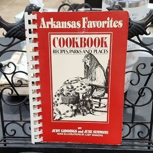 1991 ARKANSAS FAVORITES COOKBOOK- RECIPES, PARKS, and PLACES